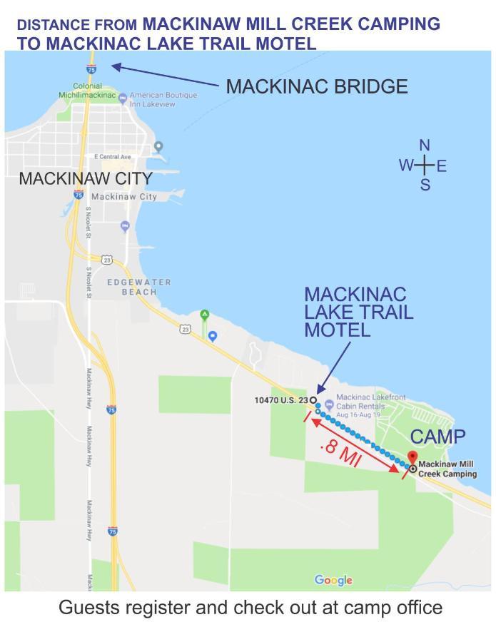 מקינאו סיטי Mackinac Lake Trail Motel חדר תמונה